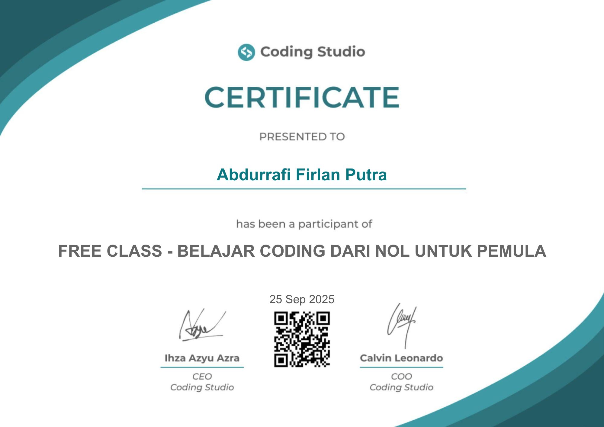 Coding Studio Belajar Coding Dari Nol